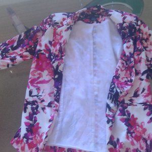 AQUA  MULTY COLOERED BLAZER